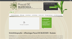 Desktop Screenshot of kinesitherapeute-de-bleecker.com